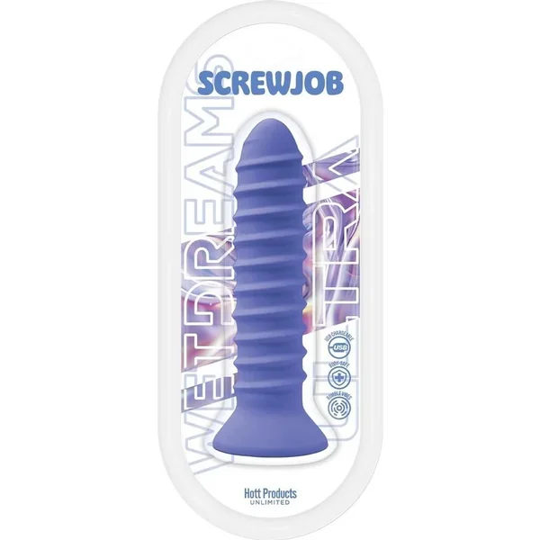 Wet Dreams Screwjob Rechargeable Silicone Multi-Speed Screw Shape Vibrator