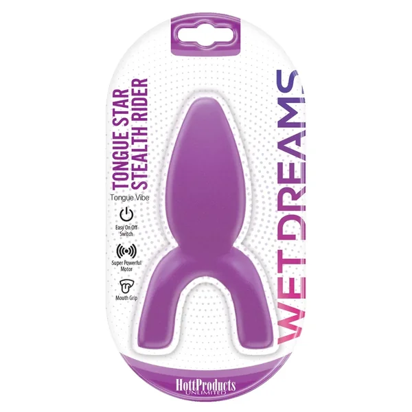 Wet Dreams Tongue Star Stealth Rider Vibe – Purple