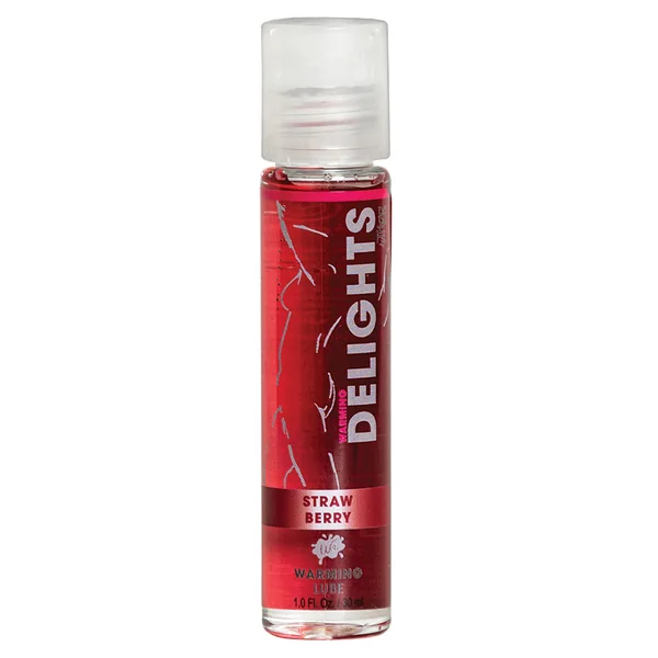 Wet Warming Delights Flavored Lubricant - Strawberry 1oz