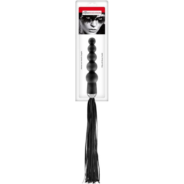 Whip - FetishTentation - 2 in 1: Leatherette Whip and Anal Beads