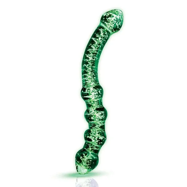 Whipsmart Dual Ended Beaded Glass Dildo