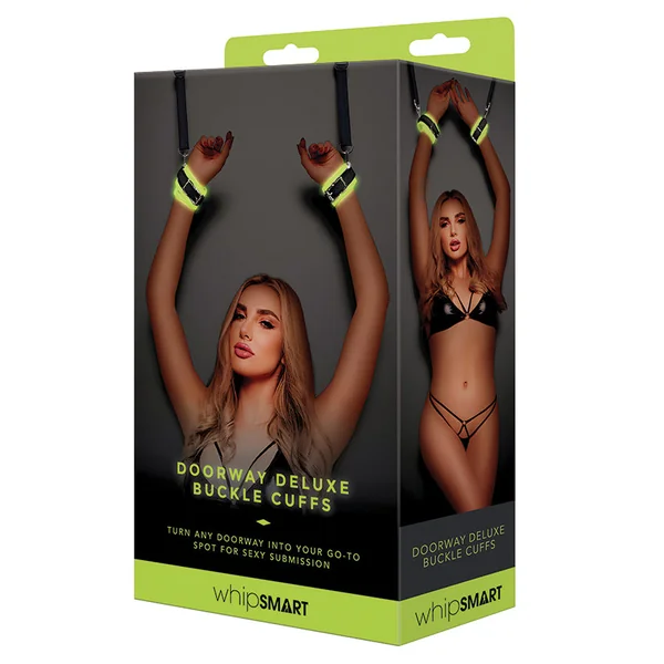 Whipsmart Glow in the Dark Doorway Deluxe Buckle Cuffs