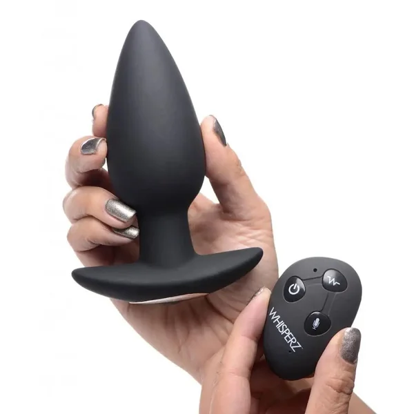 Whisperz™ Voice Activated 10X Vibrating Butt Plug with Remote