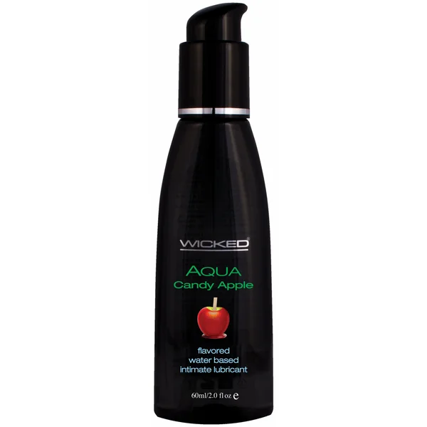 WICKED AQUA CANDY APPLE LUBE 2 OZ
