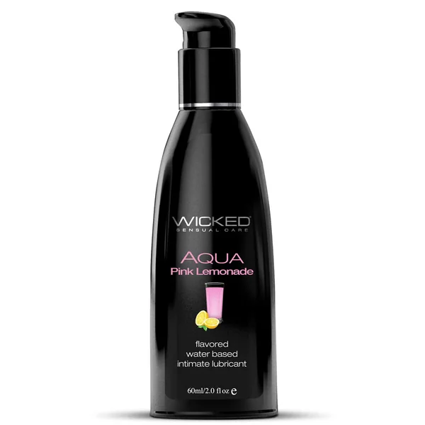 Wicked Aqua Flavoured Water-Based Lubricant - Pink Lemonade