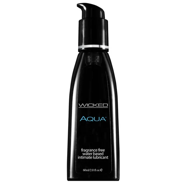 Wicked Sensual Care Aqua Water Based Lubricant - Oz