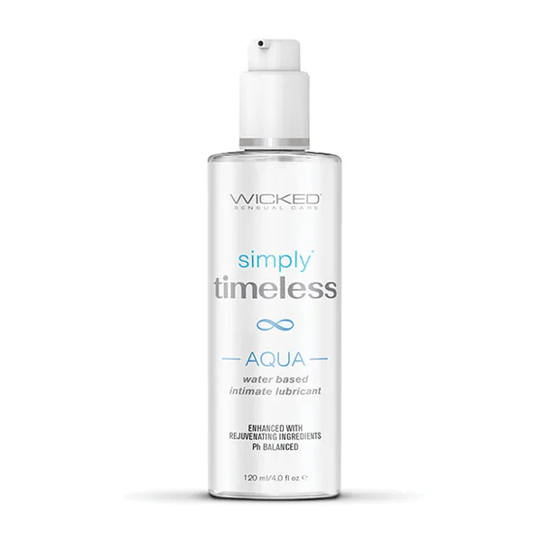 Wicked Sensual Care Simply Timeless Aqua Water Based Lubricant - oz