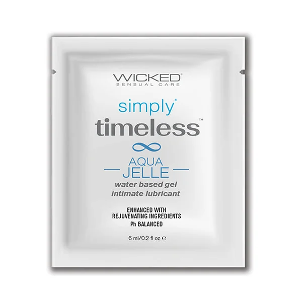 Wicked Sensual Care Simply Timeless Jelle Water Based Lubricant - .2 oz