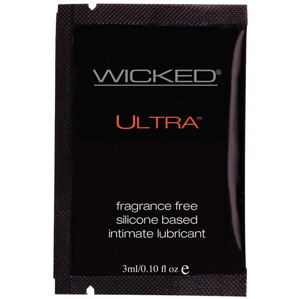 Wicked Sensual Care Ultra Silicone Based Lubricant - .1 Oz Fragrance Free
