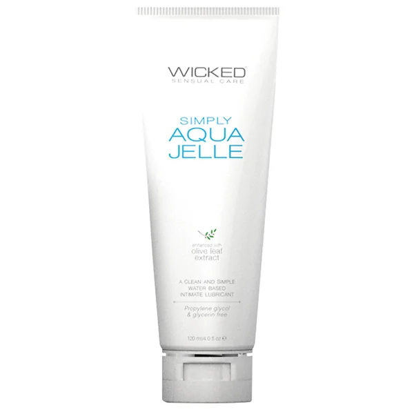 Wicked Simply Aqua Jelle Lubricant 4oz