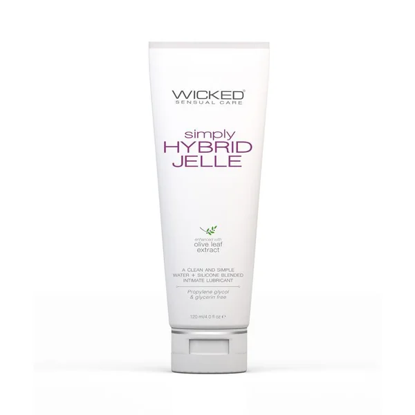 Wicked Simply Hybrid Jelle Lubricant 4 oz (120 mL)