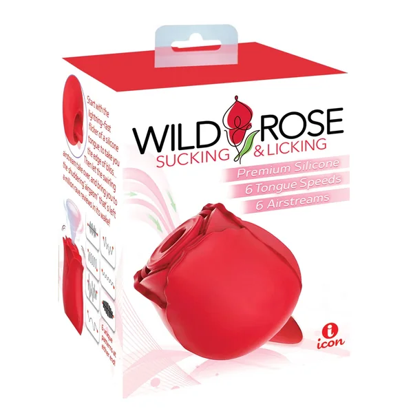 Wild Rose Sucking and Licking - Red