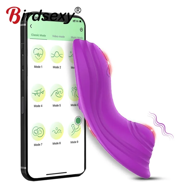 Wireless Bluetooth APP-Controlled Vibrator – Wearable Clitoral Stimulator for Women | Panties Vibrator & Massager