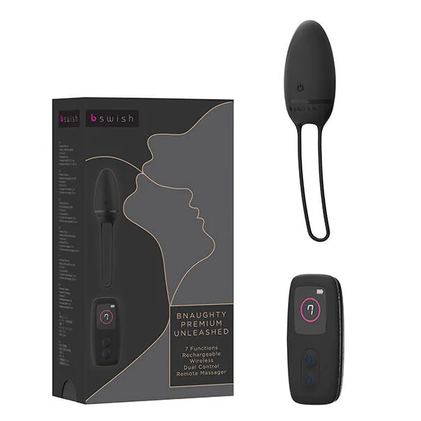 Wireless remote control bullet egg vibrator bnaughty premium unleashed b swish