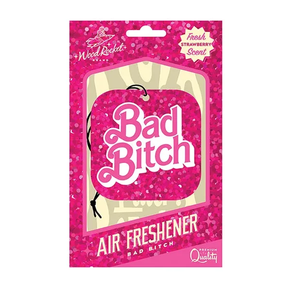 Wood Rocket Bad Bitch Air Freshener – Strawberry