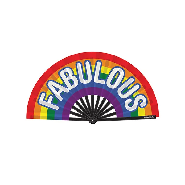Wood Rocket Fabulous Fan - Rainbow