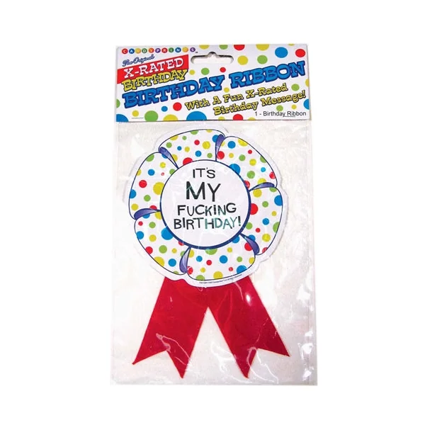 X-Rated Birthday Party Award Ribbon