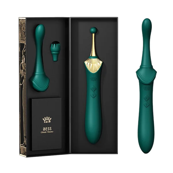 Zalo Legend Bess Clitoral Massager - Turquoise Green