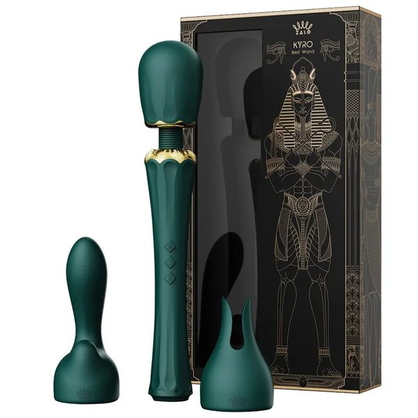 Zalo Legend Kyro Wand Massager - Turquoise Green