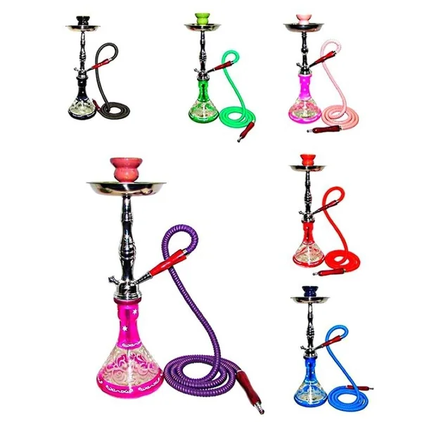 Zebra Cloud 1 Hose Hookah 19in Purple