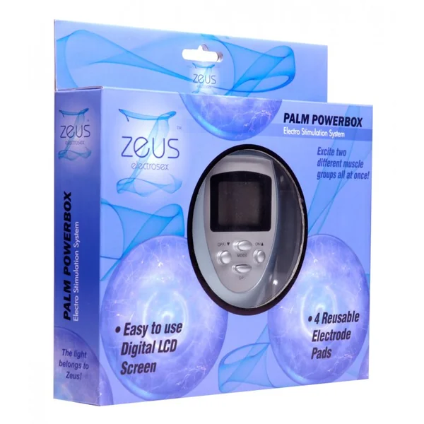 ZEUS ELECTROSEX 6 MODE PALM POWERBOX WITH PADS