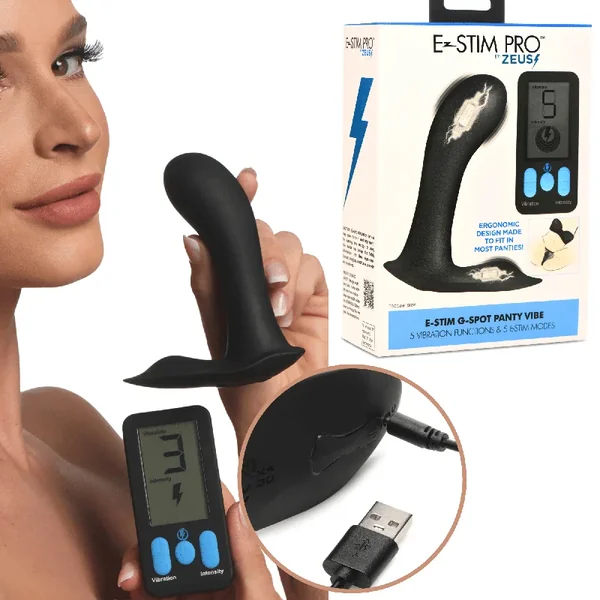Zeus E-Stim Pro G-Spot Panty Vibe Vibrating Panties With Remote Control