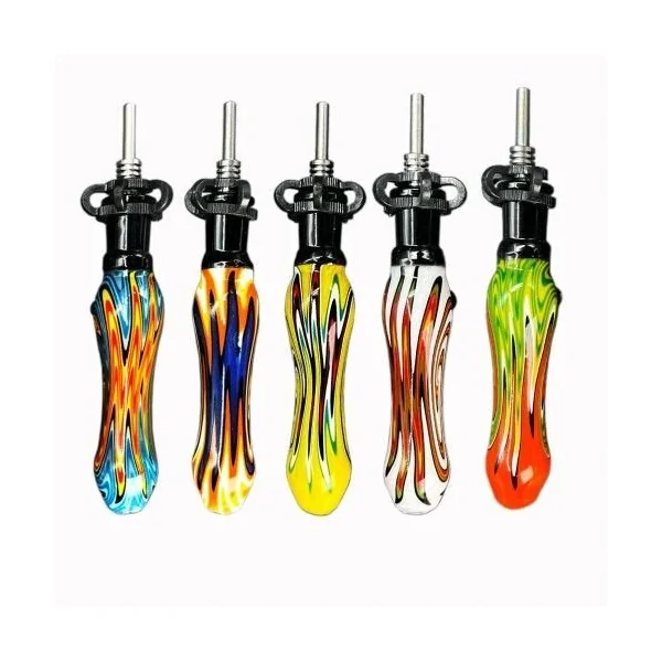 Zigzag Imported American Art Nectar Collector