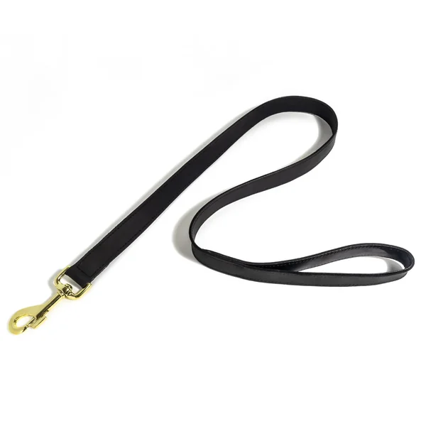 Zorba Black Leather Leash